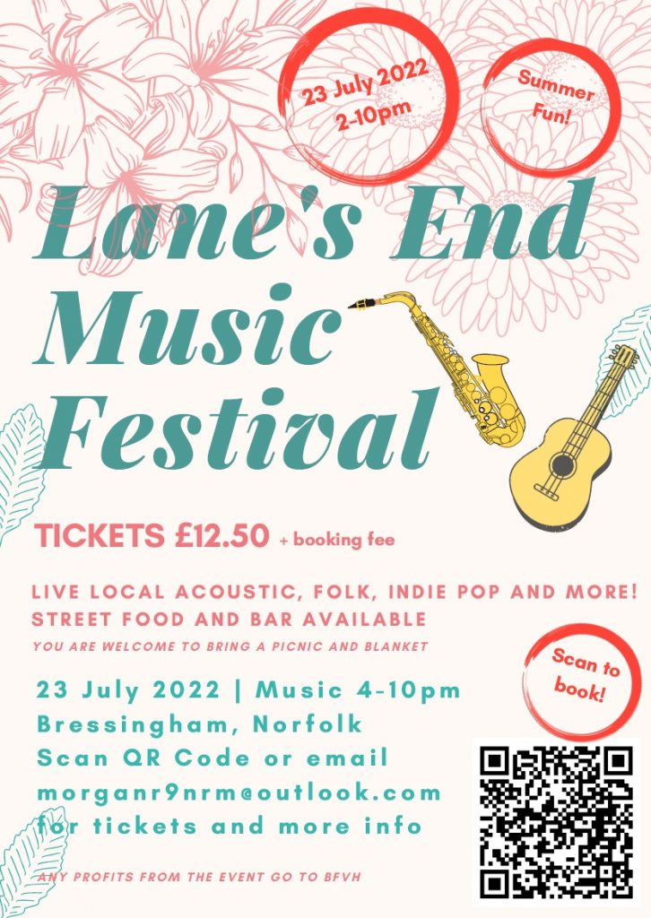Lane's End music festival poster